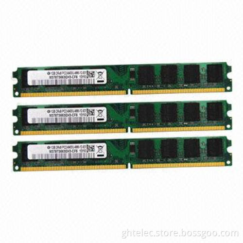 Desktop DDR2 1GB 800MHz RAM with ETT original chips, works with motherboards, cheap price